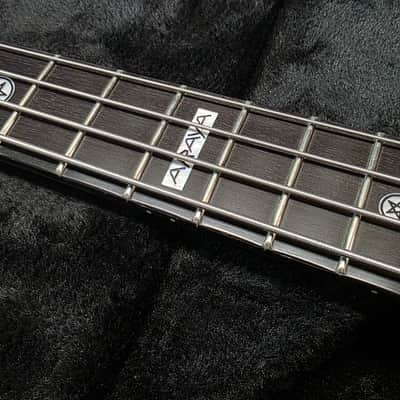 ESP Tom Araya Signature KISO CUSTOM SHOP 2012 CATALOG COVER & NAMM SHOW Slayer 4-String NEW OLD STOCK NOS RARE 35" Scale 24 Fret Bass Guitar image 4