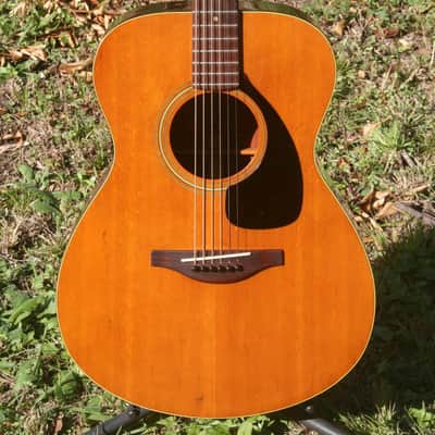 Yamaha FG 150 Red Label 000size Guitar Circa 1968 Natural+Chip Board case image 2