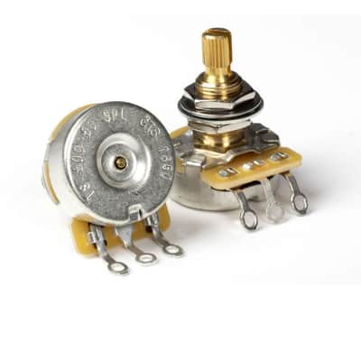 CTS 500k Audio/Log Pot, Split Shaft, Rear-Routed Guitars
