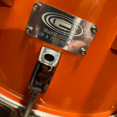 O.C.D.P USA Custom 7x14 8 ply Maple 2000’s - Safety Orange image 9