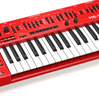 Behringer MS-1 / MS-101 Analog Synthesizer 2019 - Present - Red image 6