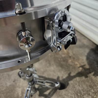Custom Drum Concepts 13x4 Extruded Aluminum 10-Lug Snare Drum (C017-27) image 4