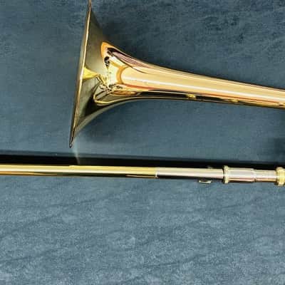 C-STOCK Bach Stradivarius 42BOG Professional Trombone Gold Bell image 14