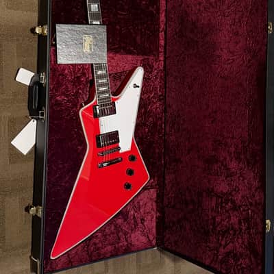 Gibson Explorer Custom Shop 2025 - Racing Red/White Stinger image 8