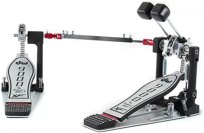 DW 9000 Series Double Bass Drum Pedal with Extended Footboard image 2