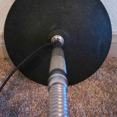 Vintage 1990's Chinese variant model / Atlas Sound MS-12C microphone floor / desk stand w XLR cable image 7