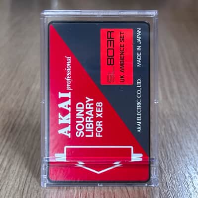 Akai XE8 // SL803R - UK Ambience Set // Sound Library Waveform ROM Data Memory Card image 1