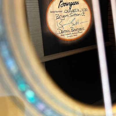 Bourgeois Bryan Sutton Limited Edition Dreadnought Brazilian / Adirondack image 9