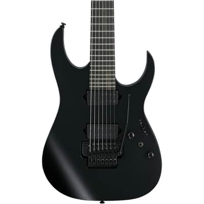 Ibanez RGRB720 Iron Label 7-String Electric Guitar - Black Flat image 1