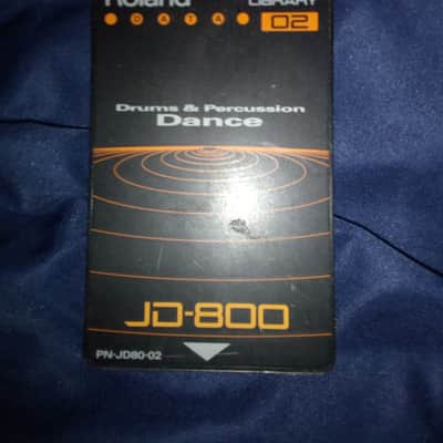 Roland JD-800 Drums & Percussion Dance Card image 1