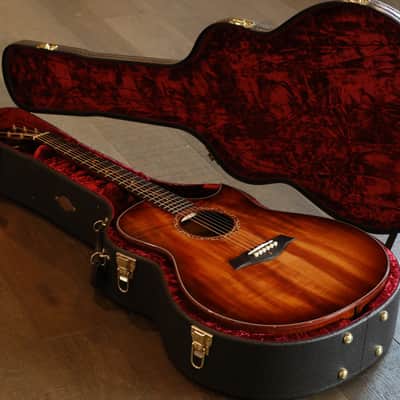 MINTY! 2019 Taylor Custom Grand Orchestra Grade-A Koa Acoustic/ Electric Guitar Shaded Edge Burst + OHSC (5906) image 20