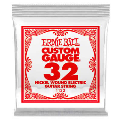.032 Custom Gauge Electric Guitar Single String Nickel Plated Wound On Tin Plated Steel Hex Core image 1