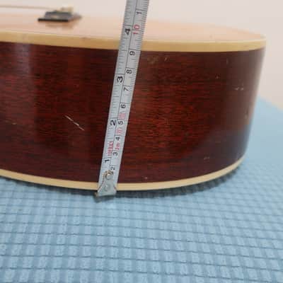 Vintage 1960s Harmony Stella 4 String Acoustic Tenor Guitar Clean Works Great Sunburst Clean! image 19