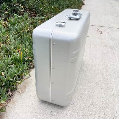 Buchla Tiptop 200t series with BPNYC ZERO Halliburton Eurorack Modular Travel Case SILVER 122hp 9U w/MARF image 16