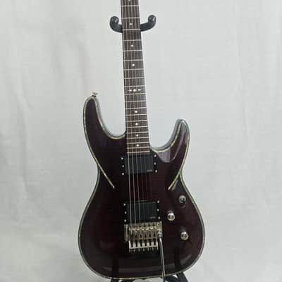 DBZ Barchetta Eminence series Floyd Rose flame Maple top translucent black cherries 7.5 lb 2011 - Translucent black cherry image 7