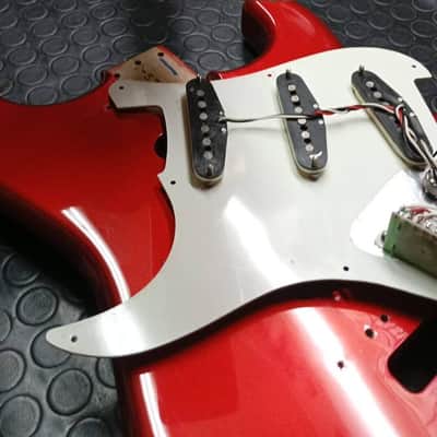Fender Stratocaster ST-57AS 40th Anniversary - Candy Apple Red - Foto Flame (1994) image 24