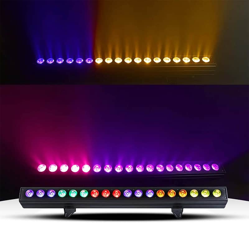 Bauer Atomic 18x10W RGBWA-UV LED with Motorized Zoom LED Pixel Bar image 1