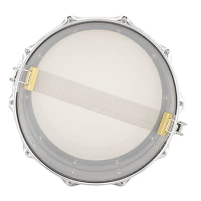 Ludwig 6.5x14 Universal Brass Snare with Chrome  Hoops (LU6514C) image 4