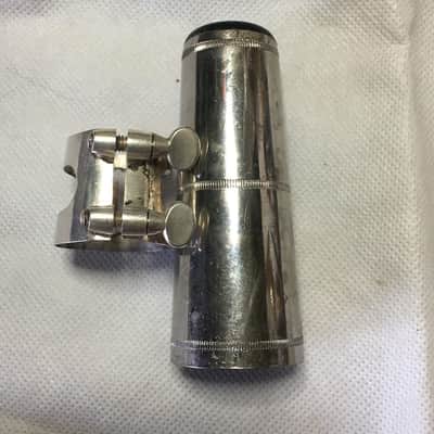 leblanc ligature Bb soprano clarinet 1960’s silver plated image 3