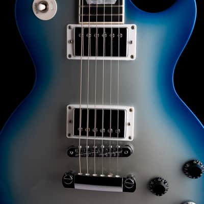 Pre-Owned 2007 Gibson Les Paul Robot Guitar Limited Edition 1st Run Blue Silver Burst With OHSC image 4