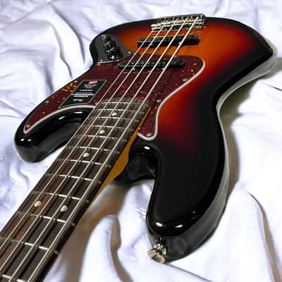 Fender AM Pro II Jazz (5), 3-Tone Sunburst / Rosewood *IN STOCK* image 8