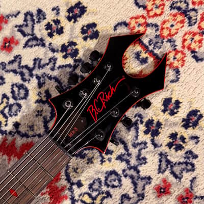 2007 B.C. Rich MK3 Warbeast 7-String - Black w/ Red Bevel image 5