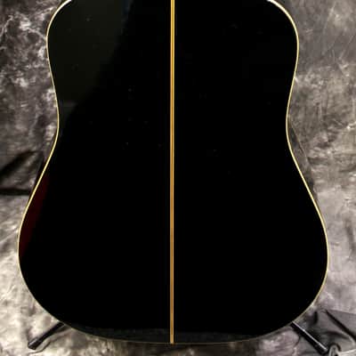 1999 Samick Artist Nightingale SW-260 12 String Black Dreadnought Acoustic Guitar image 3