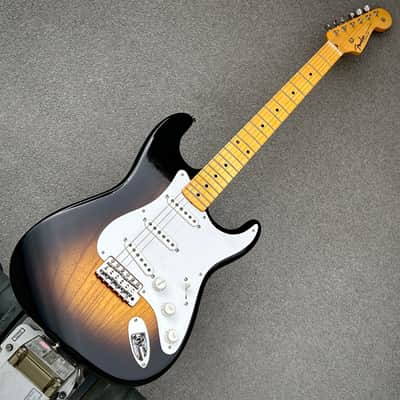 Fender Custom Shop 70th Anniversary 1954 Stratocaster DLX Closet Classic, Maple – Wide-Fade 2-Color Sunburst image 2