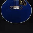 Preowned 2018 Gibson SJ-200 Standard AN in Custom Transparent Blue
