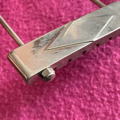 vintage 1959 1960 Gibson nickel tailpiece for es 150 125 barney kessel 130 135 archtop 1961 1958 1955 1949 image 8