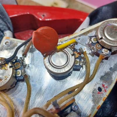 Fender Fender Stratocaster - Fiesta Red - (Pre-Owned) 1963 - Fiesta Red image 12