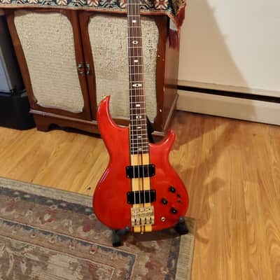 Aria SB-RSZ "Rudy Sarzo" 1990's - Padauk Stain image 2