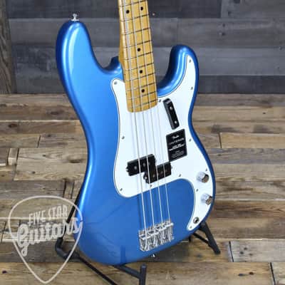 Fender Vintera III Late 60s Precision Bass - Lake Placid Blue with Gigbag image 9