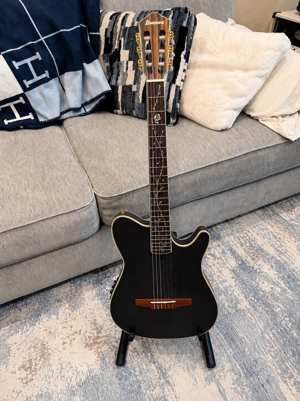 Ibanez TOD10N Tim Henson Signature 2022 - Present Transparent Black Flat image 1
