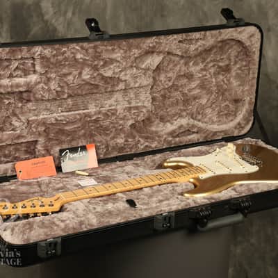 2014 Fender 60th Anniversary American Standard Stratocaster Aztec Gold image 21