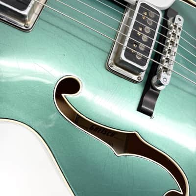 2021 Gretsch Custom Shop G6120 Masterbuilt Stephen Stern - Aged Sherwood Green Metallic - Trades image 18