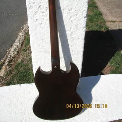 Gibson SG Deluxe Guitar, 1971, Walnut Finish, Bigsby, Grovers, Case image 9