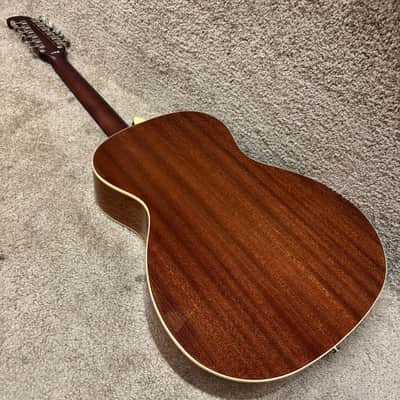 Fender Villager 12-String Acoustic Electric Guitar W Deluxe Bag B image 6