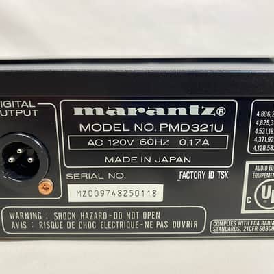 Marantz PMD321 Professional CD Player 1997 Black image 8