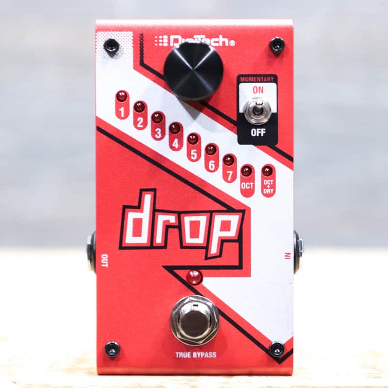 DigiTech Drop Compact Polyphonic Drop Tune Pitch-Shifter Effect Pedal w/Adapter image 1