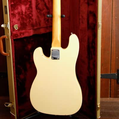 Aria T P-Bass Style Bass Guitar Vintage White Made In Japan Pre-Owned image 11