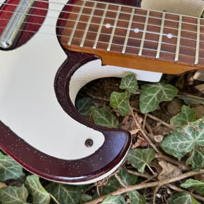 Silvertone Danelectro 1457 1964 Red Burst Made in USA Vintage image 7