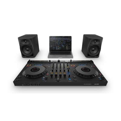 Pioneer DJ AlphaTheta DDJ-GRV6 4-Channel Performance DJ Controller with Groove Circuit Function and Smart Rotary Selector (Matte Black) image 2