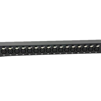 TASCAM BO-16DX/IN 16-Channel D-Sub XLR Breakout Box 2022 - Present - Black image 1