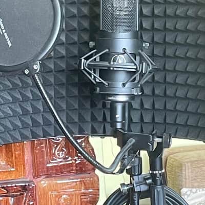 Audio-Technica AT4060 Large Diaphragm Cardioid Tube Condenser Microphone 2010s - Black image 2