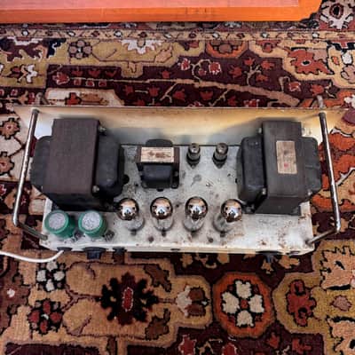 Vintage 1970s Matamp Orange Slave Unit SL100 EL34 Valve Amplifier Head image 12