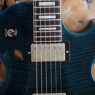Gibson Custom Shop Les Paul Axcess Custom Hardtail - Peacock Widow image 9