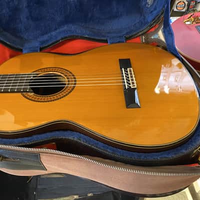 M. Horabe Model 35 Natural Gloss Finish Classical Nylon-String Acoustic Guitar with Case & Cover image 16