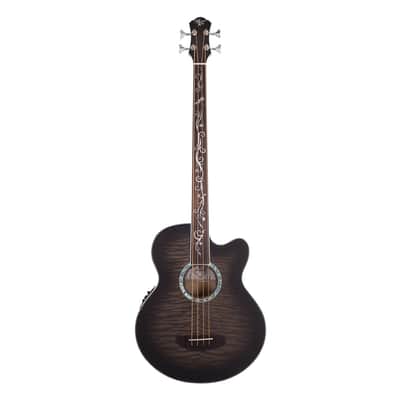 Michael Kelly Dragonfly 4 Fretless Acoustic Bass Guitar (Smoke Burst) *USA Small Business* image 1