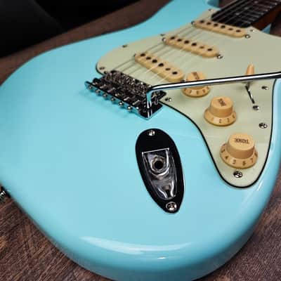 MyDream Partcaster Custom Built - Daphne Blue Hepcat Freeway image 4